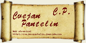 Cvejan Pantelin vizit kartica